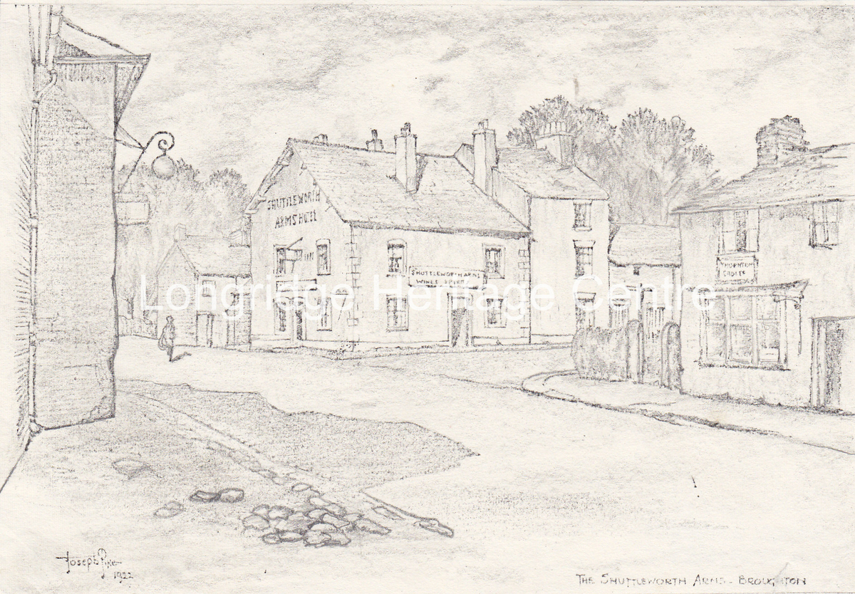 493B - Broughton - The Shuttleworth Arms sketch - 1922